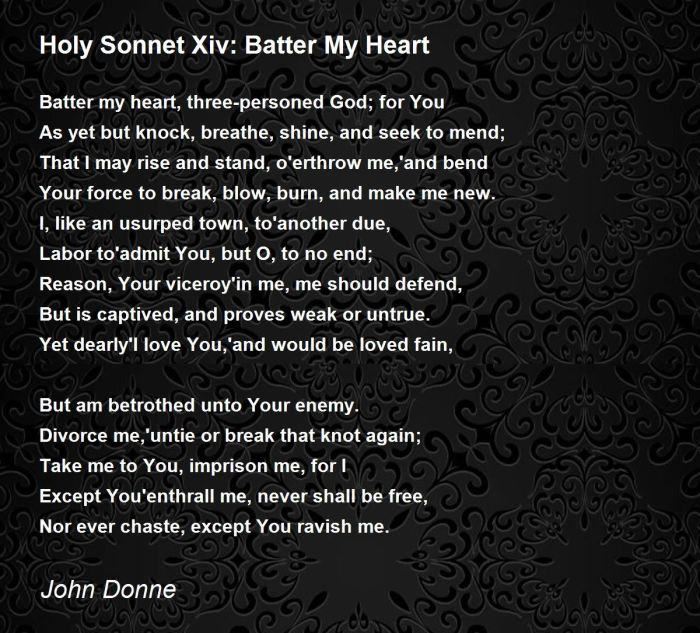 The broken heart john donne analysis