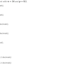 Binomial consider