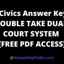 Icivics double take dual court system answer key